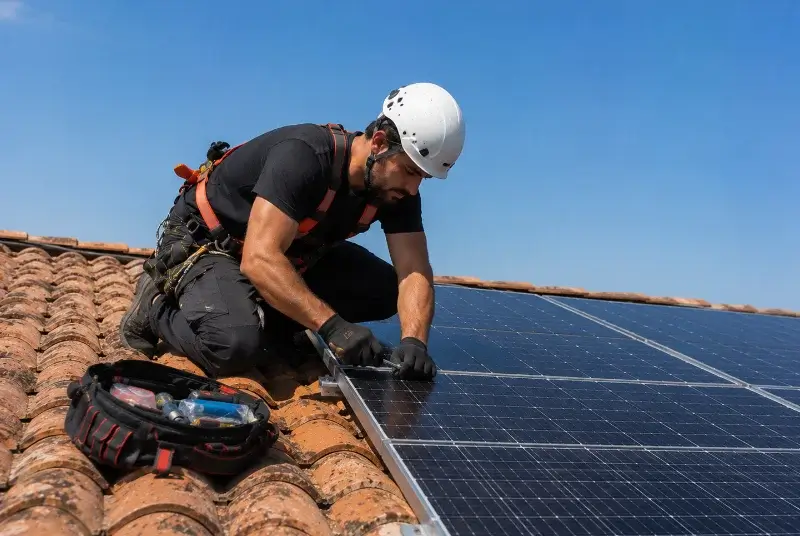 Maintenance et monitoring de panneaux solaires à Sémalens