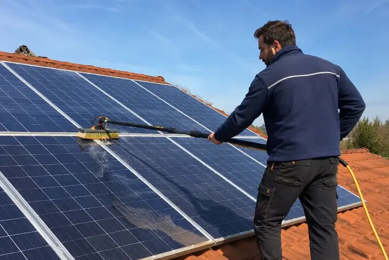 Nettoyage et entretien de panneaux solaires à Sémalens